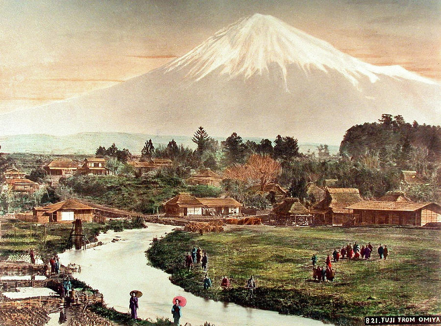 Mt. Fuji from Omiya Painting by Unknown | Fine Art America