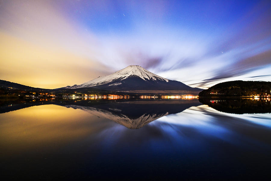 Mt. Fuji In The Magic Hour Photograph by Takashi Suzuki