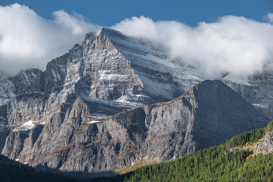 Mt Gould In Glacier National Park Photograph by Jeff Foott