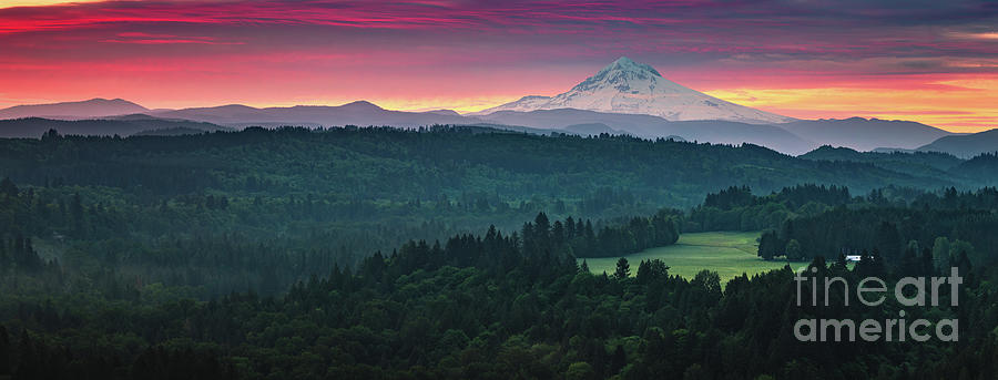 Mt Hood, Oregon, Usa Photograph