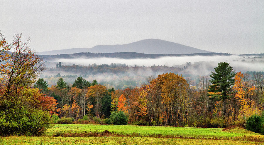 Mt. Kearsage Foggy View Photograph by Betty Pauwels