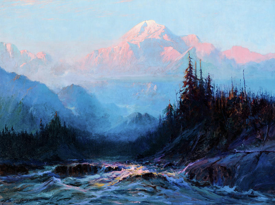 Nature Painting - Mt. McKinley Above the Tokosheetna, 1925 by Sydney Laurence