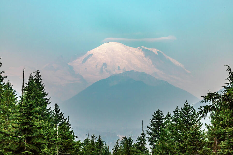 Mt Rainier Photograph by Bill Gallagher