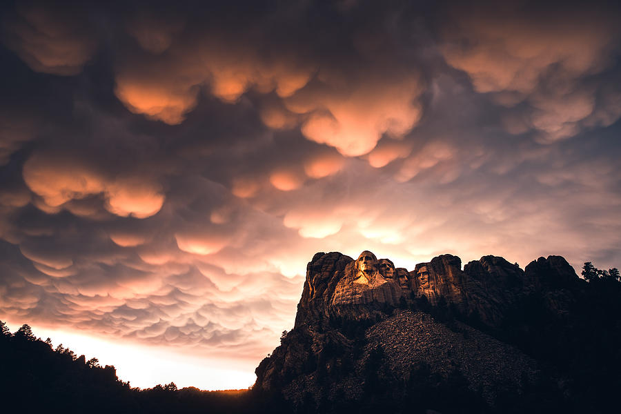 Rushmore Photograph - Mt. Rushmore After The Storm by Like He