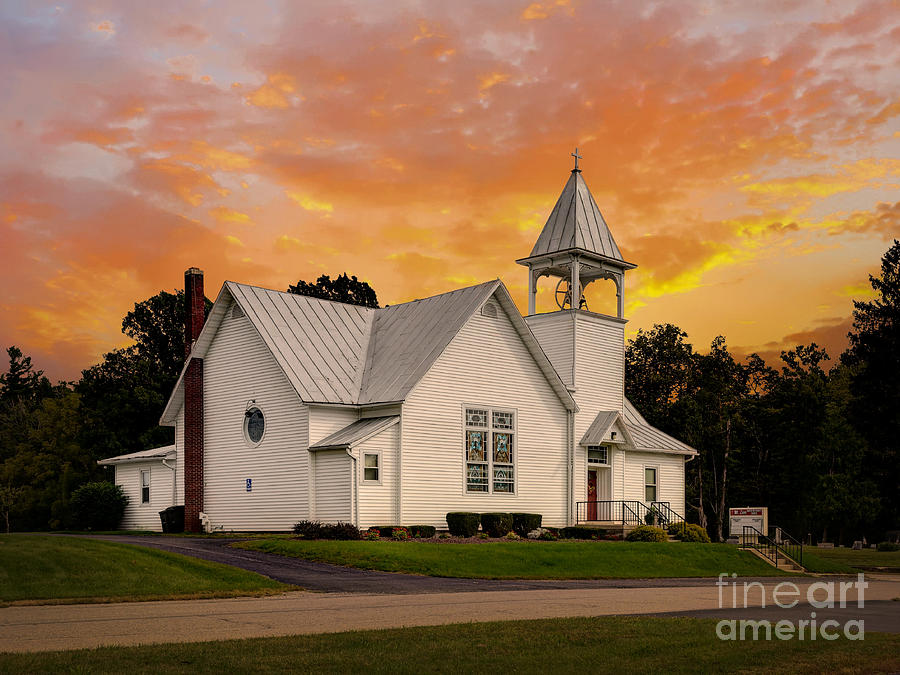 Mt Zion United Methodist Church Photograph By Brian Mollenkopf - Fine ...