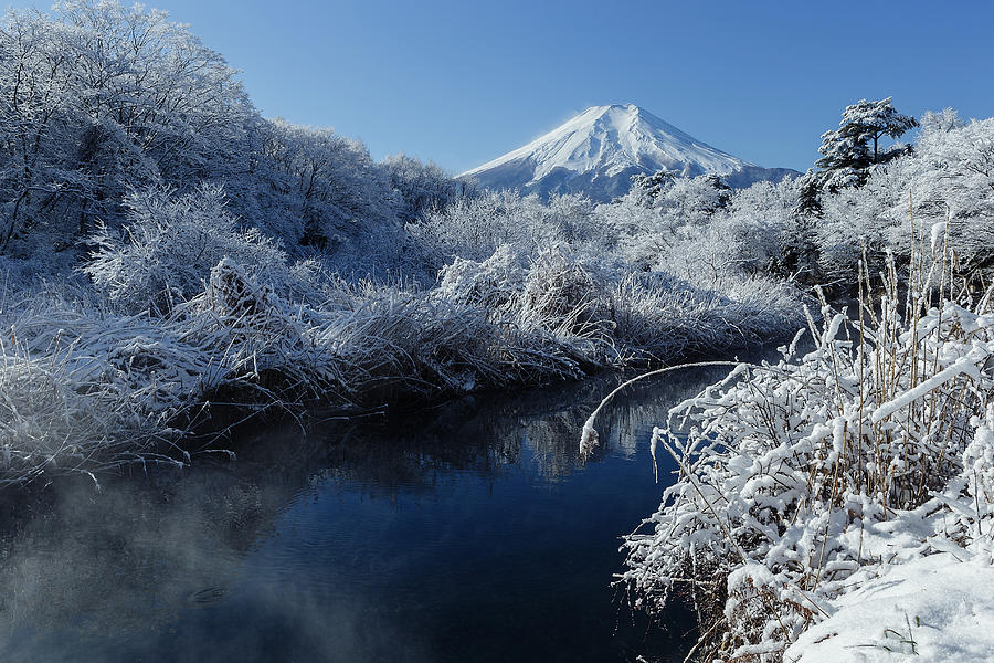 Mt.fuji -snowy Morning- Photograph by Nobythai