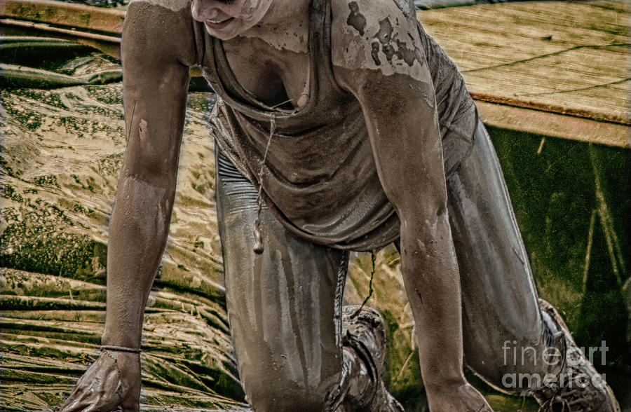 Beauty Photograph - Mud Crawl by Steven Digman Beauty Photograph - Mud Crawl by Steven Digman