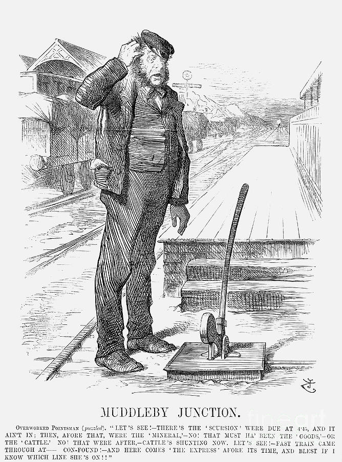 Muddleby Junction, 1872. Artist Joseph Drawing by Print Collector