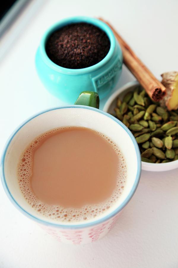 Mug Of Hot Chai Tea Photograph by Doug Schneider Photography