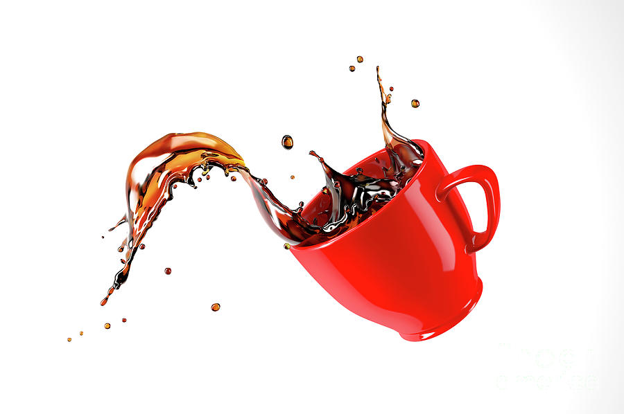 Mug With Coffee Splash Photograph by Science Photo Library Mug With Coffee Splash Photograph by Science Photo Library