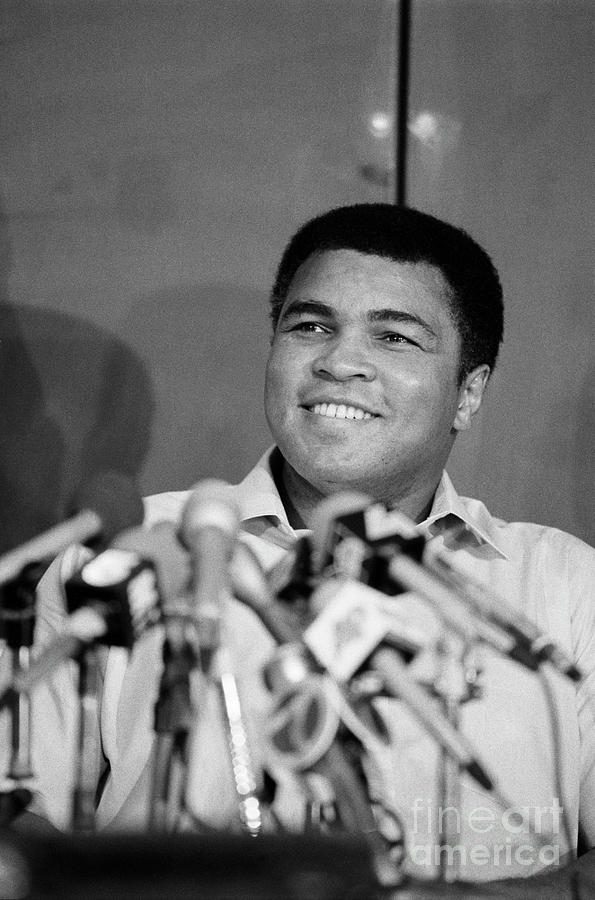 Muhammad Ali At A Press Conference Photograph by Bettmann
