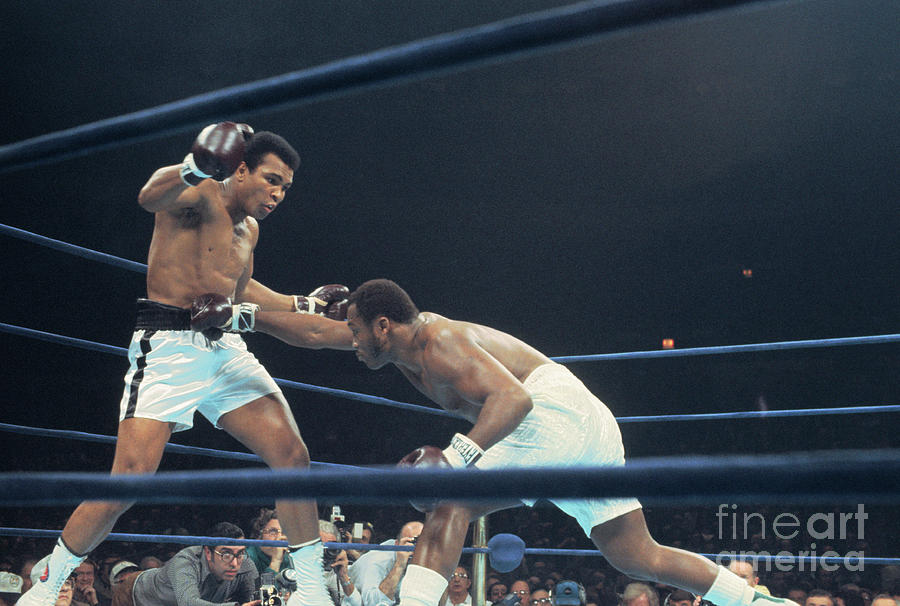 Muhammad Ali Boxing Against Joe Frasier Photograph by Bettmann Muhammad Ali Boxing Against Joe Frasier Photograph by Bettmann