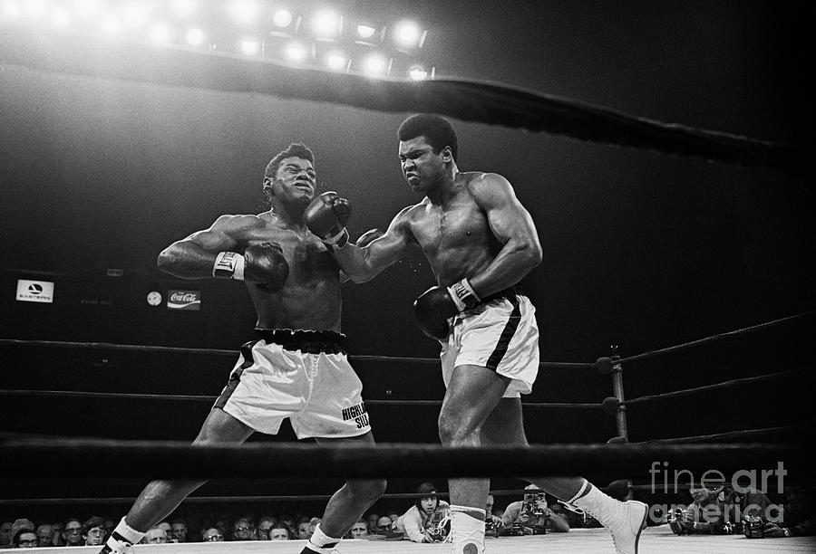 Muhammad Ali Boxing With Floyd Patterson Photograph by Bettmann