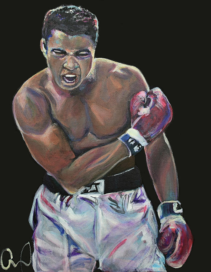 Muhammad Ali Painting by Christina Carmel - Pixels