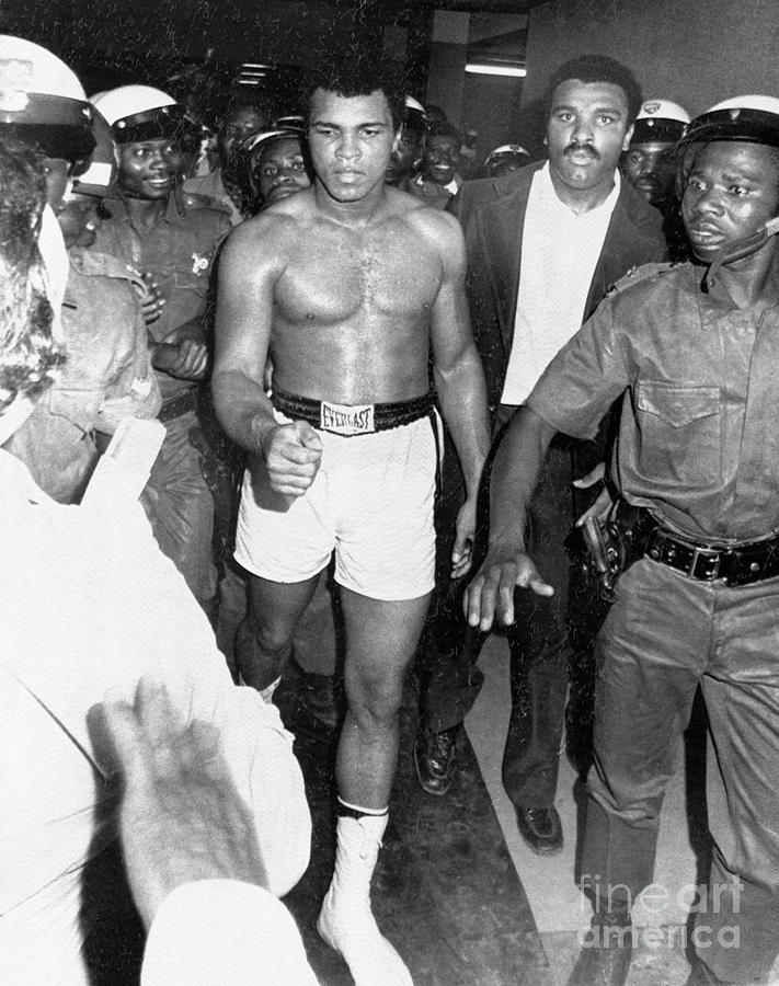 Muhammad Ali Heading For His Dressing Photograph by Bettmann