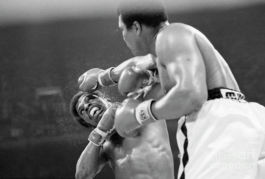 Muhammad Ali Punching Leon Spinks Photograph by Bettmann