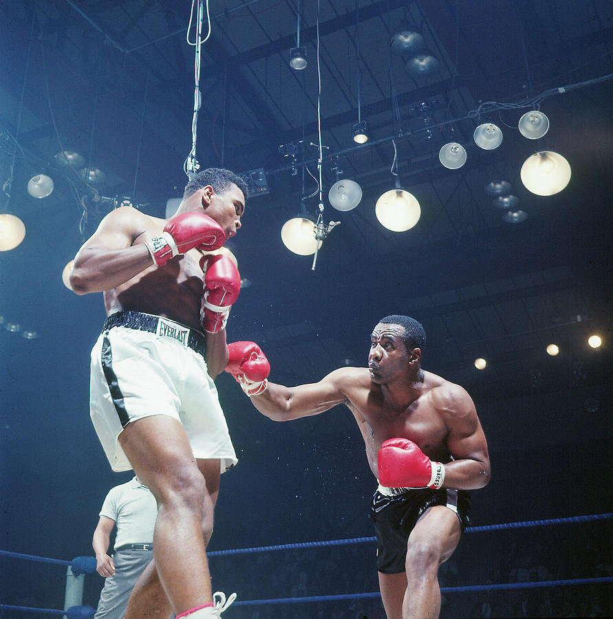 Athlete Photograph - Muhammad Ali Versus Sonny Liston by John Dominis