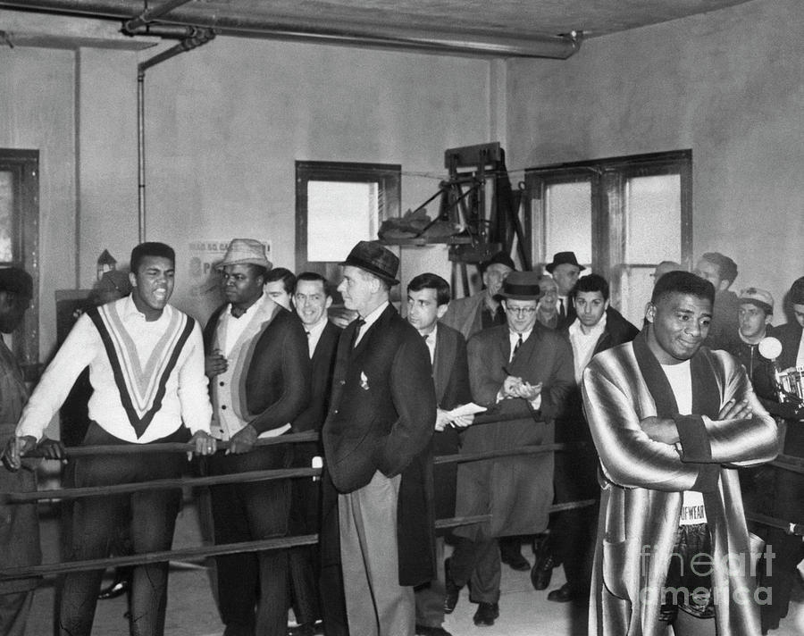 Muhammad Ali Yells At Floyd Patterson Photograph by Bettmann