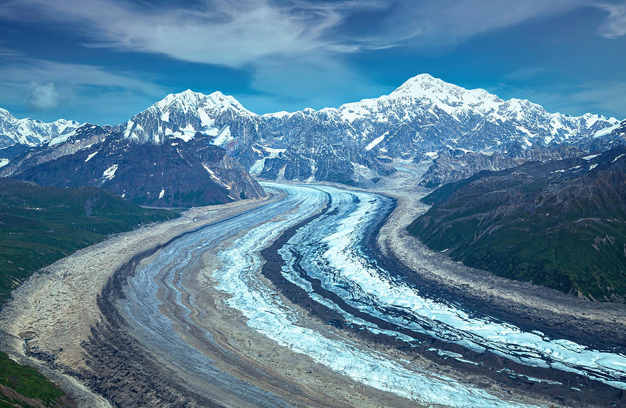 Landscape Photograph - Muldrow Glacier by Jie Jin