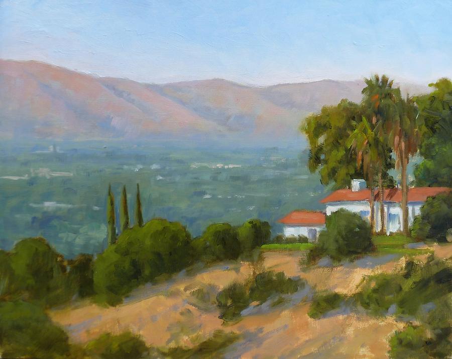 Los Angeles Painting - Mulholland View by Sharon Weaver