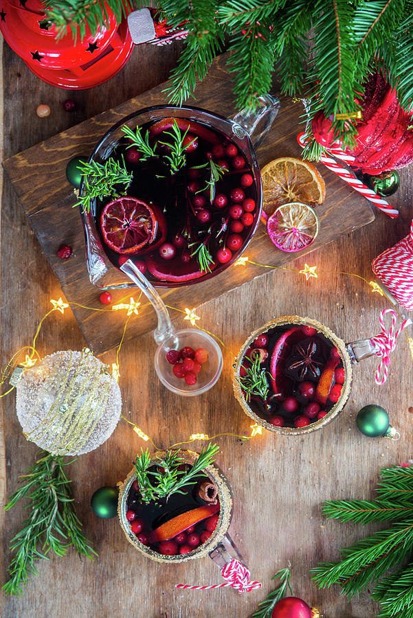 Mulled Wine From Above Photograph by Irina Meliukh