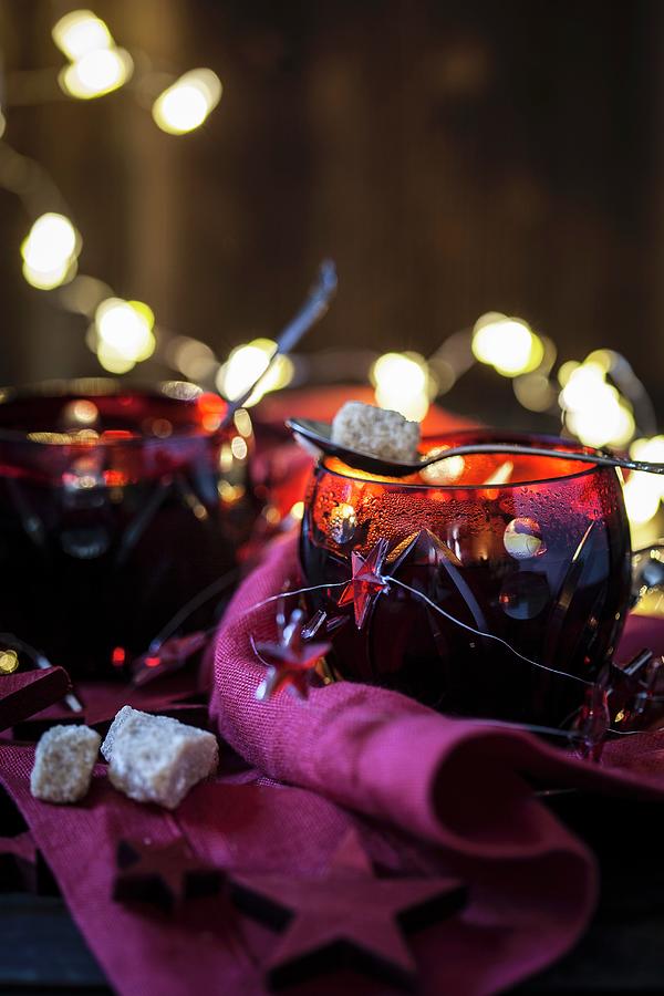 Mulled Wine With Fruits, Elevated View, Close-up Photograph by Elisabeth Von Plnitz-eisfeld