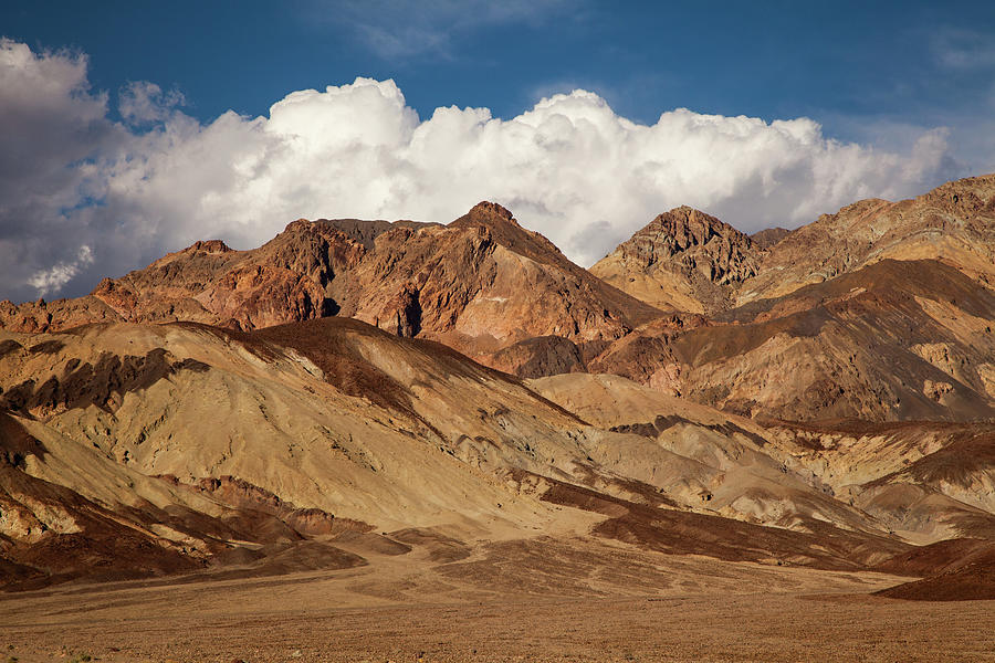 Multi-colored Hills, Artists Drive Photograph by Karen Desjardin