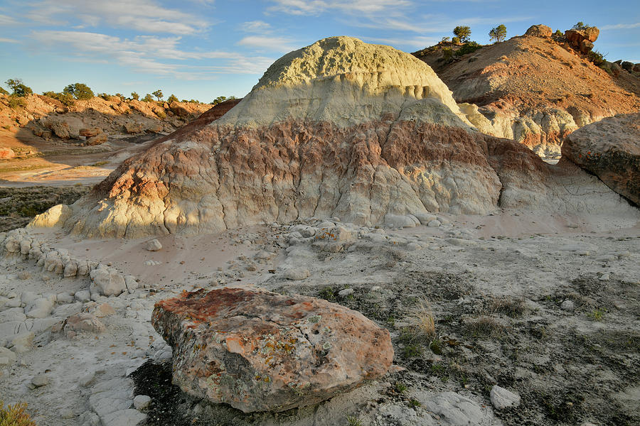 Multicolored Bentonite Dunes along Little Park Road Photograph by Ray Mathis