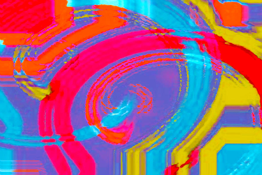 Multicolored Extravaganza Abstract Digital Art by Ben and Raisa Gertsberg