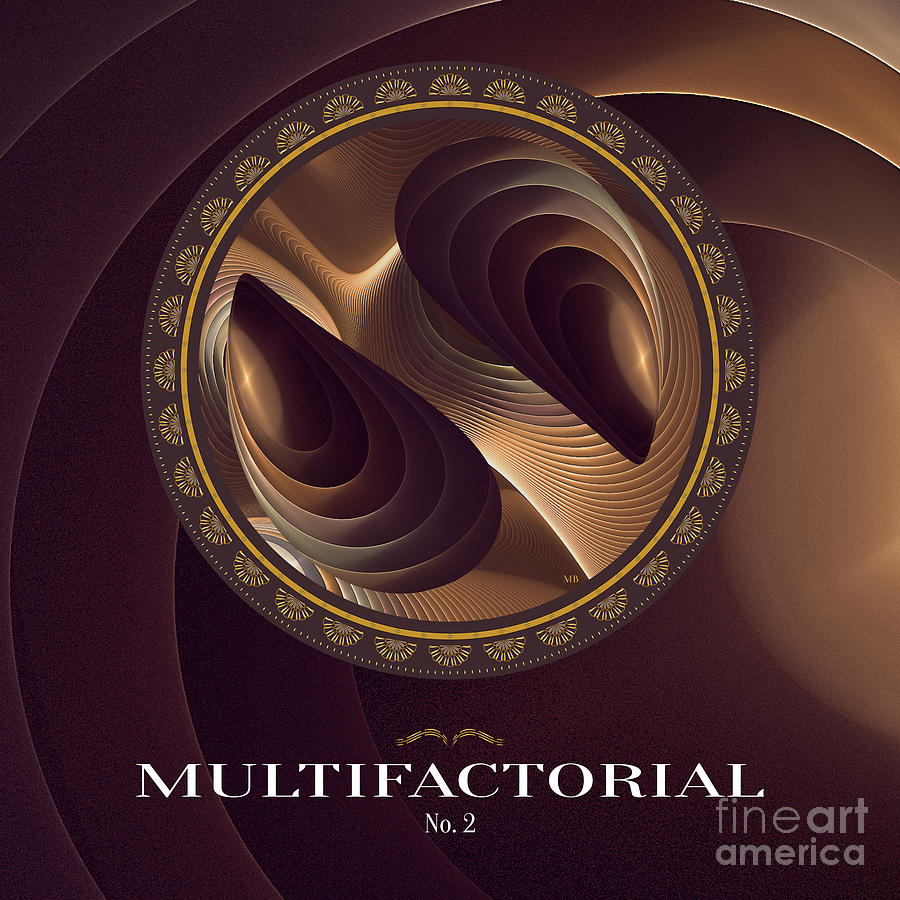 Multifactorial No2 M B Digital Art by Doug Morgan