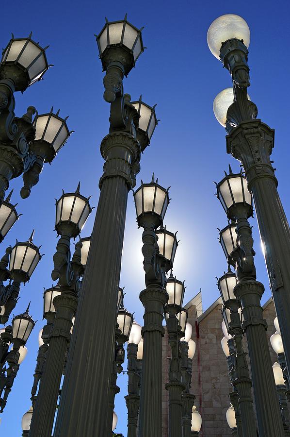 Multiple Historic Street Lights Stand Photograph by James Kirkikis