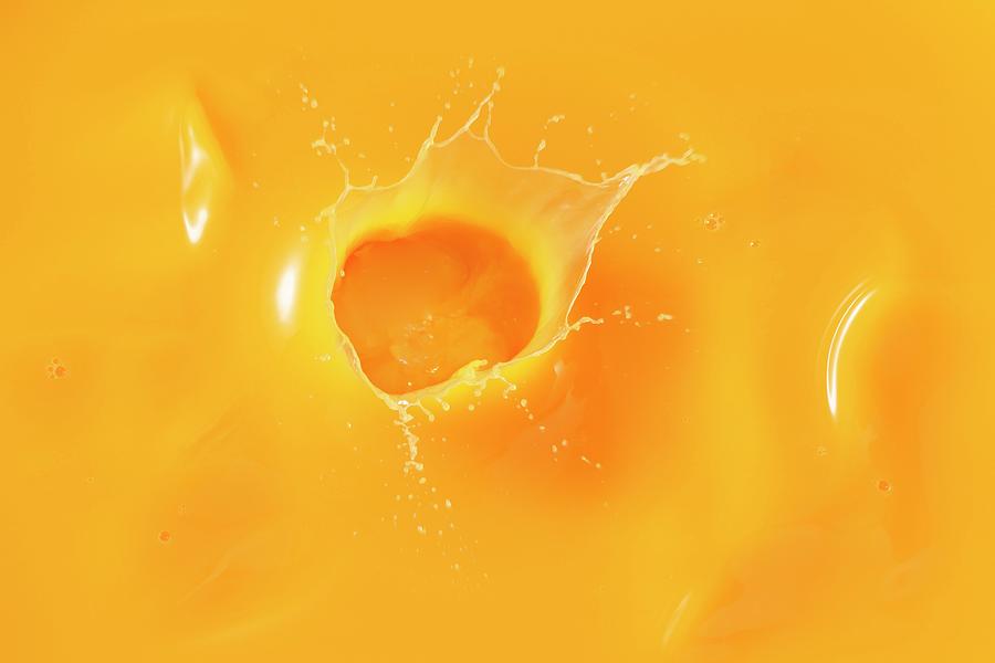 Multivitamin Juice With A Splash close Up Photograph by Krger & Gross