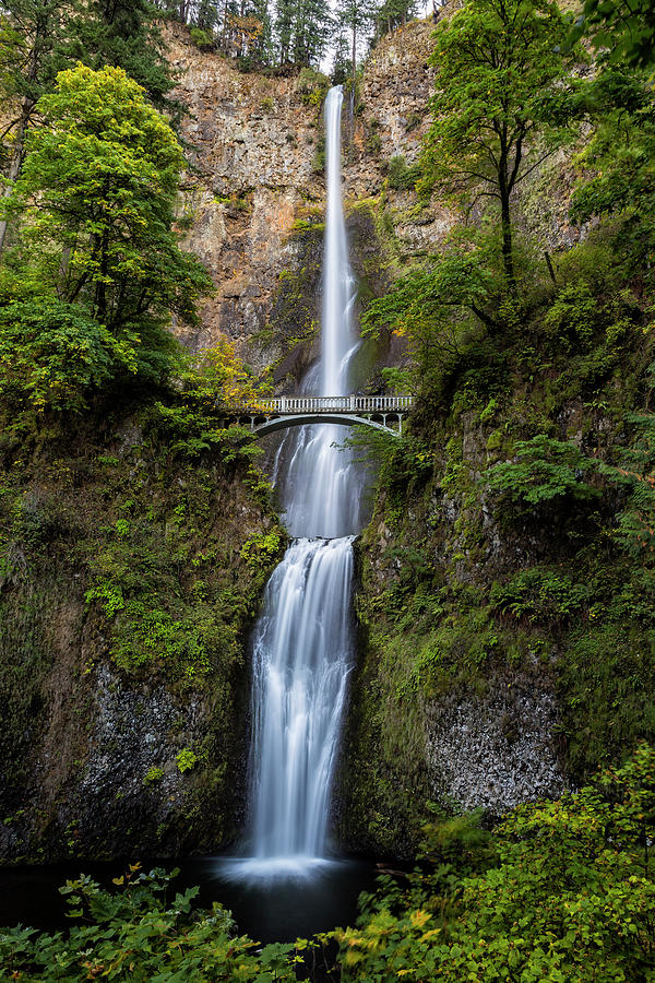 Multnomah Falls in Early Fall by Belinda Greb Multnomah Falls in Early Fall by Belinda Greb