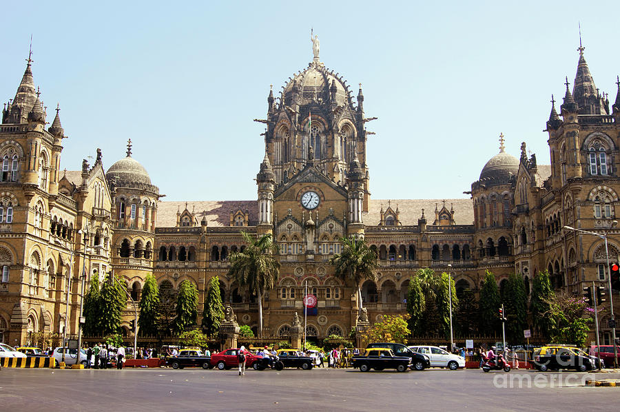 Mumbai Railway Station Photograph by Mark Williamson/science Photo Library