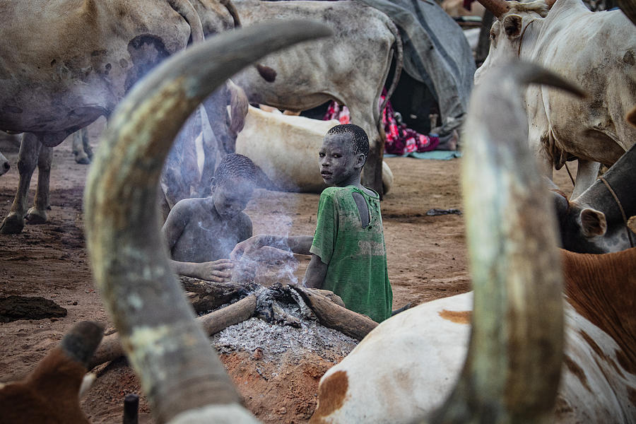 Mundari Boys Photograph by Svetlin Yosifov | Fine Art America