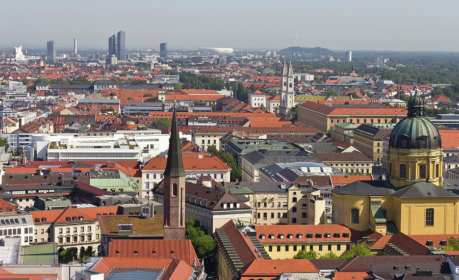 Munich Cityscape Photograph by Sndr