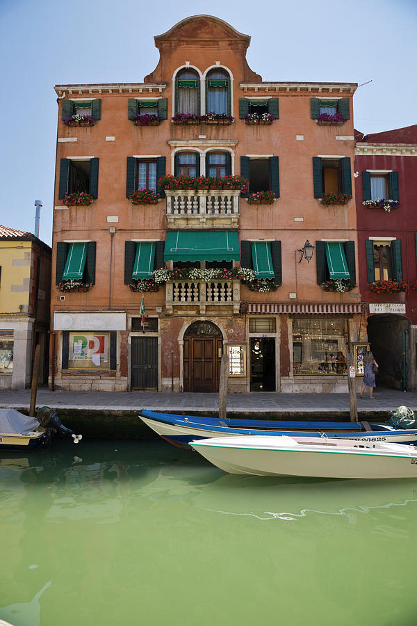 Murano House with Flower Boxes Photograph by Ross Warner - Fine Art America