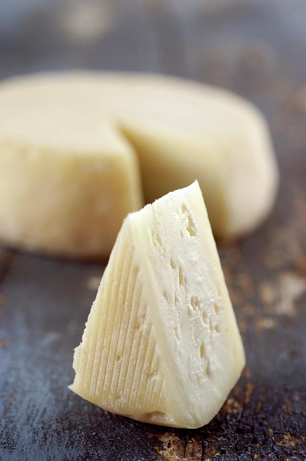 Murazzano cream Cheese Made From Sheeps Milk, Italy Photograph by Franco Pizzochero