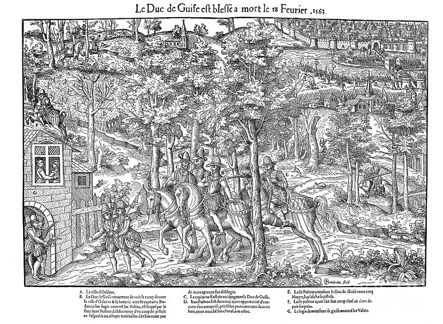 Murder Of Francois De Lorraine, Duc De Drawing by Print Collector
