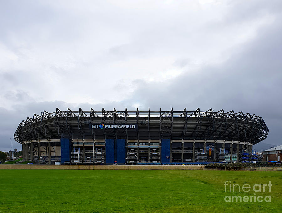 Murrayfield Rugby Stadium, Edinburgh, Scotland Photograph by Yvonne Johnstone