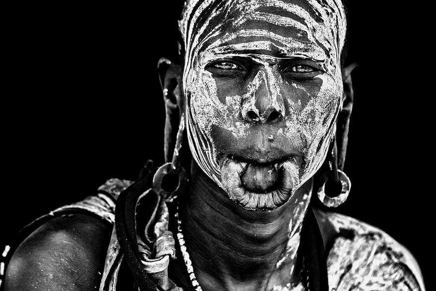 Mursi Woman Photograph by Vedran Vidak - Fine Art America