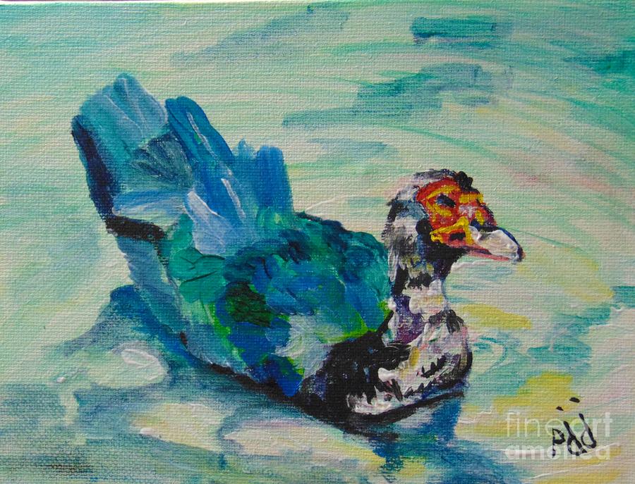 Muscovy Painting by Saundra Johnson