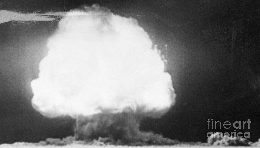 Mushroom Cloud From Atomic Bomb Test Photograph by Bettmann