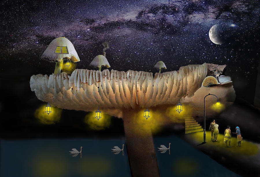 Fantasy Photograph - Mushroom Home by Peter Hammer