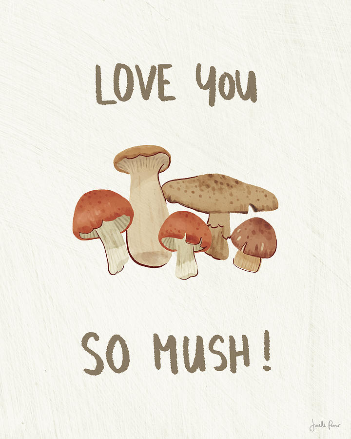 Mushroom Painting - Mushroom Madness Iv by Janelle Penner
