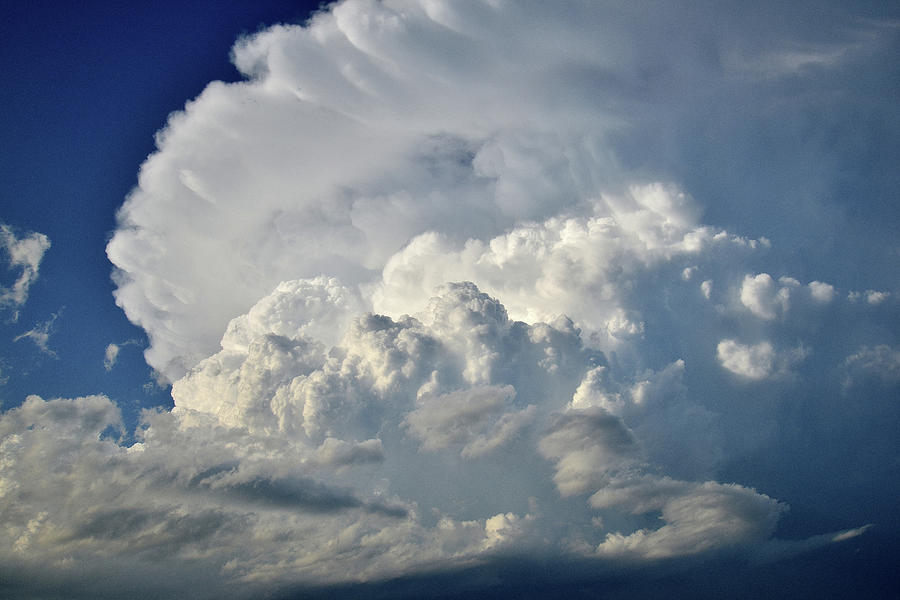 Mushrooming Thunderheads over Nebraska Photograph by Ray Mathis