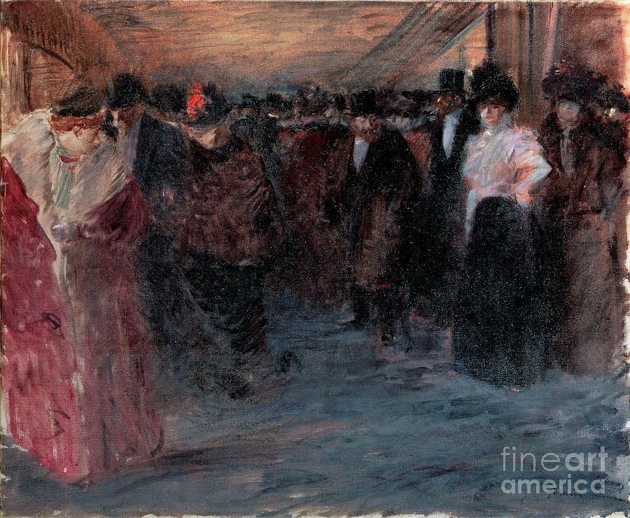Music Hall, 1890s. Artist Jean Louis Drawing by Heritage Images