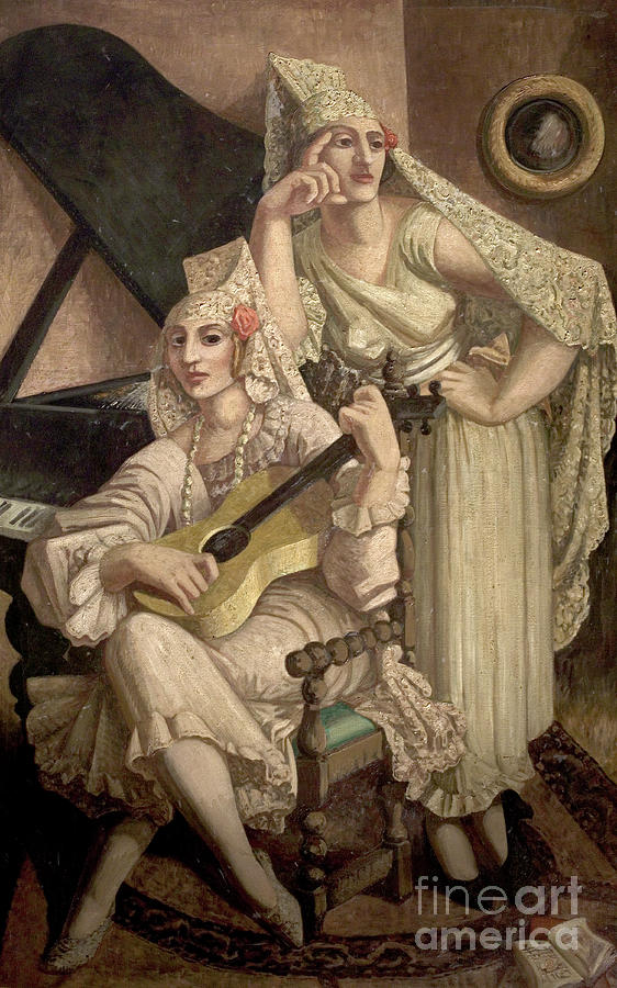 Music Painting by John Joseph Wardell Power