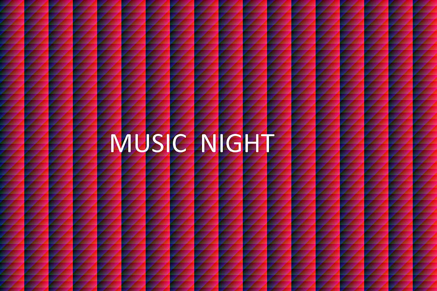 Music Night Digital Art by Anand Swaroop Manchiraju