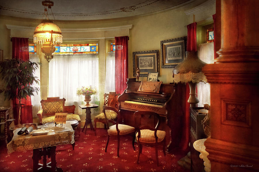 Music - Organ - In the parlor Photograph by Mike Savad